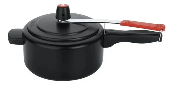 Panela Pressão 3 Litros Alumínio Antiaderente Multiflon Cor Preto