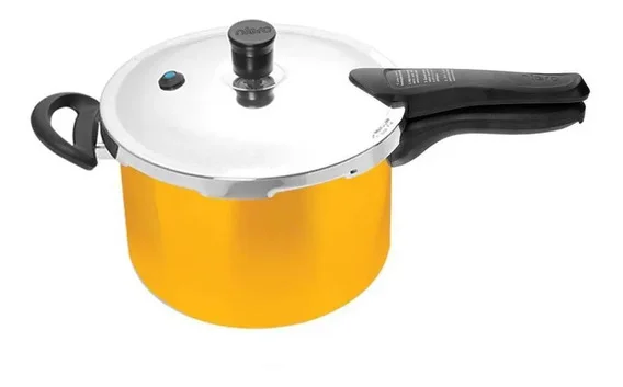 Panela Pressão 4,5 Litros Press Amarela - Nigro