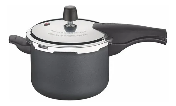 Panela Pressão Vancouver Effect Preto 20cm 4,5l Tramontina Preto
