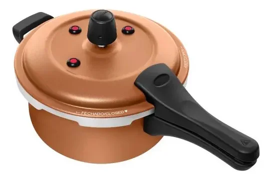 Panela Pressão Patolux 3,0l Fecho Externo Antiad - Cobre