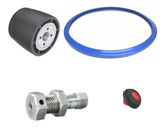 Kit 4 Pç P/ Panela Pressão Tramontina Vancouver Reparo Azul