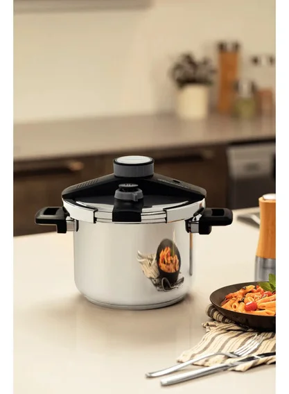 Panela Pressão Tramontina Indução Com Fundo Triplo 6l Presto