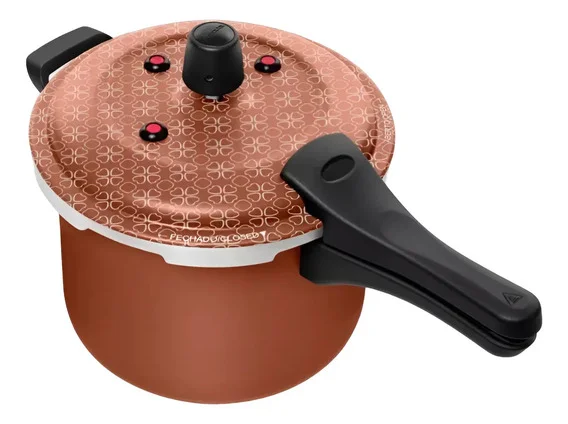 Panela Pressão Antiaderente Patolux 5l Fechamento Externo