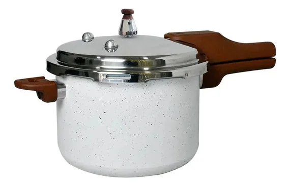 Panela Pressão Indução Antiaderente Ceramica 4,2l Vista Home Branca