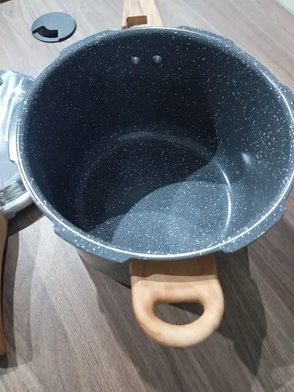 Panela Pressão Mundiart Indução Antiaderente Cerâmica 4,2l Grafite